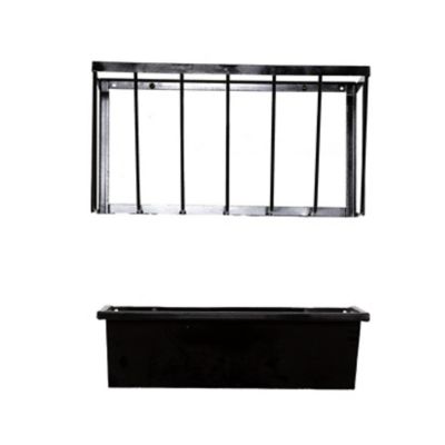 Image showing  30 lb. Steel Feed Trough and Hay Rack