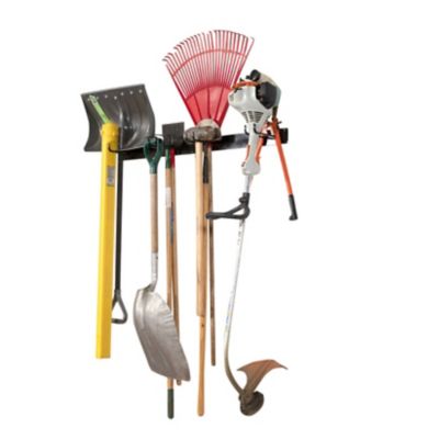 SHEDorize 4 Hook Rake/Shovel/Cord Rack (48 in.), S4HRSCR