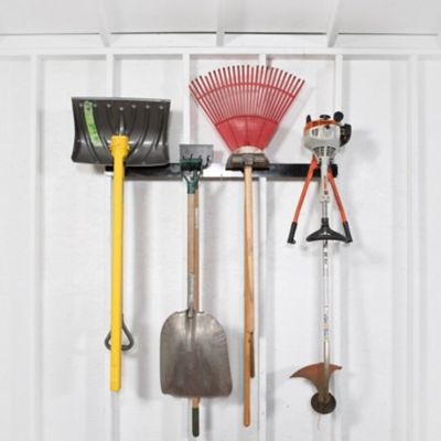 Image showing 5 th SHEDorize 4 Hook Rake/Shovel/Cord Rack (48 in.), S4HRSCR