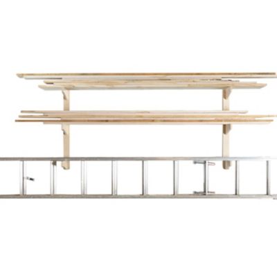Image showing  3 Tier Lumber/Ski/Ladder Rack, Unfinished, S3LSLRU