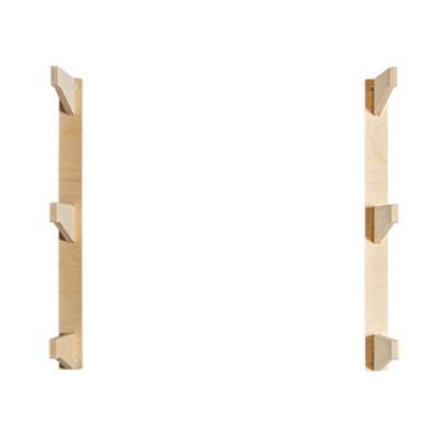 Image showing 5 th SHEDorize 3 Tier Lumber/Ski/Ladder Rack, Unfinished, S3LSLRU