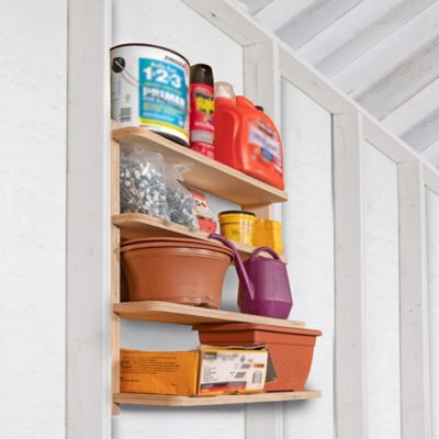 Image showing  4-Shelf Stud Shelving, 24 in., Unfinished