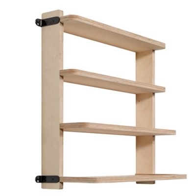 Image showing 5 th SHEDorize 4-Shelf Stud Shelving, 24 in., Unfinished