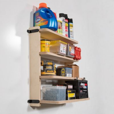 Image showing 6 th SHEDorize 4-Shelf Stud Shelving, 24 in., Unfinished