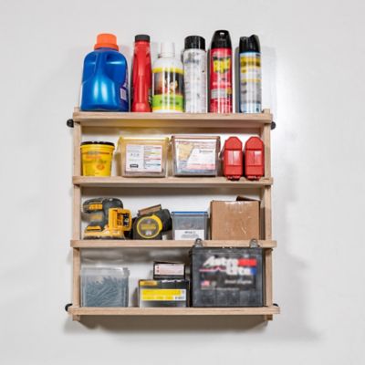 Image showing 7 th SHEDorize 4-Shelf Stud Shelving, 24 in., Unfinished