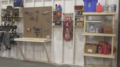 Image showing  8-Shelf Stud Shelving, 16 in., Unfinished