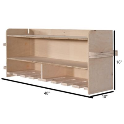 Image showing  Cordless Tool Shelf, Unfinished, SCTSU
