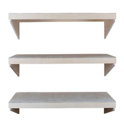 Image showing  3-Tier Wall Shelf, 24 in. x 48 in., Unfinished