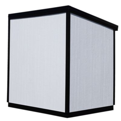 Image showing  6 x 8ft. Wall Hugger Storage Shed