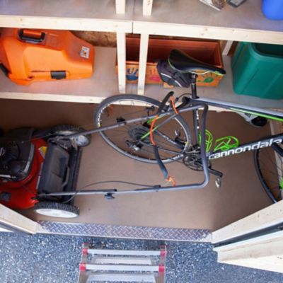 Image showing  Skillion Roof Storage Shed, 4 x 8ft., SSRSS48