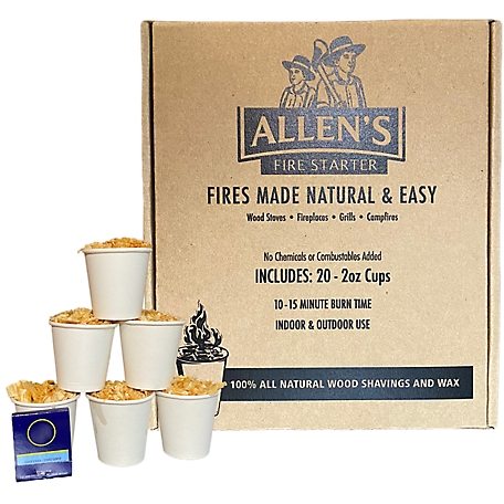 Allen's Fire Starter 2 oz. Cups, Pack of 20