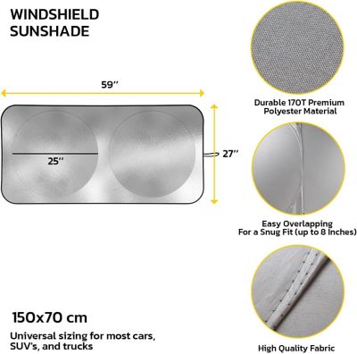 Image showing  Foldable Sunshade, SSSS-1PTF