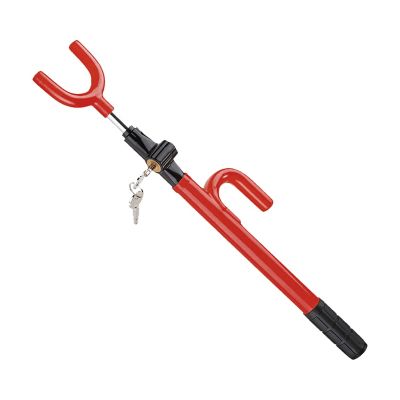 Seal Skin Covers 2Hook Steel Steering Wheel Lock, SSSWL-1R