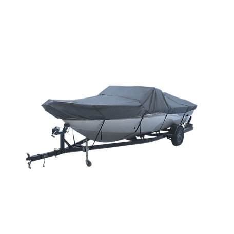 Seal Skin Covers Fits V-Hull,Bass Boat,Runabout,Fishing Boat,Pro-Style,Fish&Ski, Waterproof Trailerable Boat Cover, SSUG0