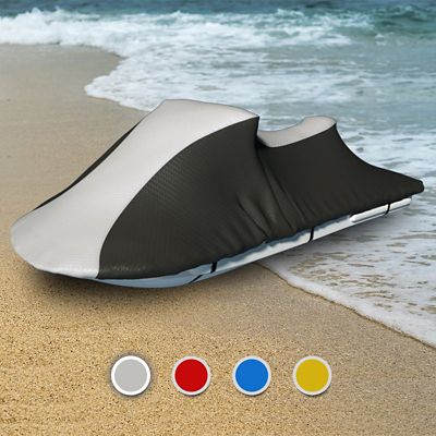 Seal Skin Covers All-Weather Jet Ski Cover for 100 in. x 90 in. Vessels, Gray