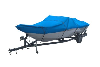Seal Skin Covers 600D Waterproof Trailerable Boat Cover for 100 in. x 216 in. x 96 in. Center Console Boats, Ocean Blue