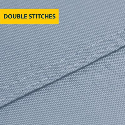 Image showing  600D Waterproof Trailerable Boat Cover for 100 in. x 264 in. x 106 in. Center Console Boats, Gray