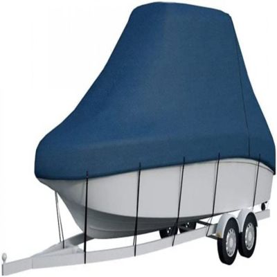 Seal Skin Covers 600D Waterproof Trailerable Boat Cover for 100 in. x 240 in. x 102 in. T-Top Boats, Navy Blue
