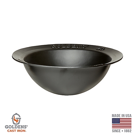 Goldens' Cast Iron 20 gal. Cast Iron Syrup Kettle Fire Pit