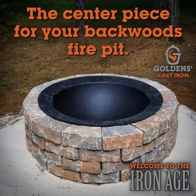 Image showing  20 gal. Cast Iron Syrup Kettle Wood-Burning Fire Pit