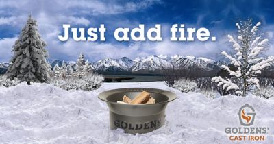 Image showing  Universal Laser Cut Stand for Cast Iron Syrup Kettle Fire Pit