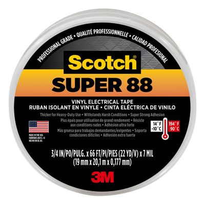 Scotch Super 88 Vinyl Electrical Tape, 7100157731