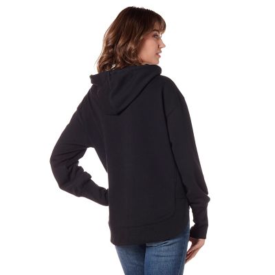 Image showing  Women's Retro Curved Hem Graphic Hoodie