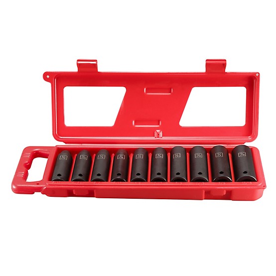 1/2 in. Drive SAE Impact Deep Socket Set, 10 Pc. 1/2 in. Drive SAE Impact Deep Socket Set, 10 Pc.