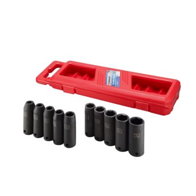 Image showing  1/2 in. Drive SAE Deep Impact Socket Set, 10 pc.