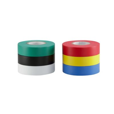 Image showing  3/4 in. x 60 ft. x 7 mil Electrical Tape Set, Multicolor, 6-Pack
