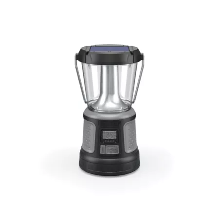 Duracell Dual Power 1 500 Lumen Rechargeable Solar Lantern with 4D Battery Backup Lanterns