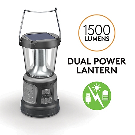 Duracell 1500 Lumen Hybrid Lantern, Men's, Black