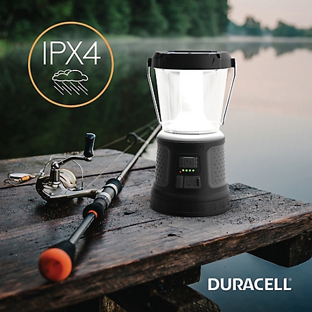 Duracell 1500 Lumen Dual Power Solar Rechargeable Lantern with 4D battery  backup at Tractor Supply Co.