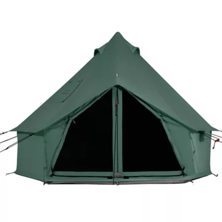 White Duck 3-Person Regatta Bell Tent Water Repellent Forest Green 10-ft Camping Tents