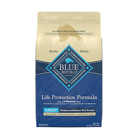 Blue Buffalo Life Protection Dog Food, Life Protection Formula, Natural Chicken & Brown Rice Flavor, Adult Dry Dog Food
