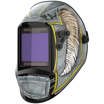 YesWelder Welding Helmet, LYG-M800H-VK