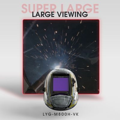Image showing 7 th YesWelder Welding Helmet, LYG-M800H-VK