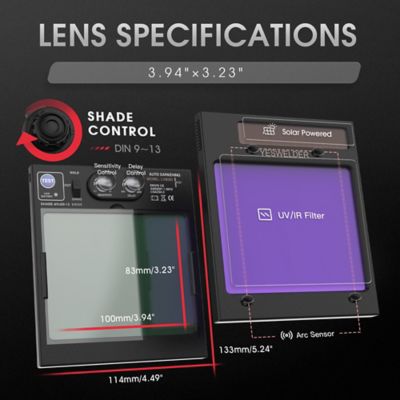 Image showing 5 th YesWelder Welding Helmet, LYG-Q800D-A