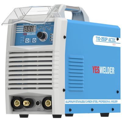 yeswelder 250amp ac/dc tig aluminum welder with pulse, tig-250p ac/dc