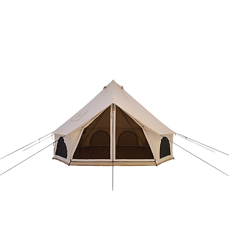 White Duck 13 ft. Avalon Bell Tent,(Water Repellent)