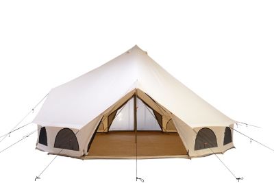 White Duck 23 ft. Avalon Optimus Bell Tent,(Water Repellent)