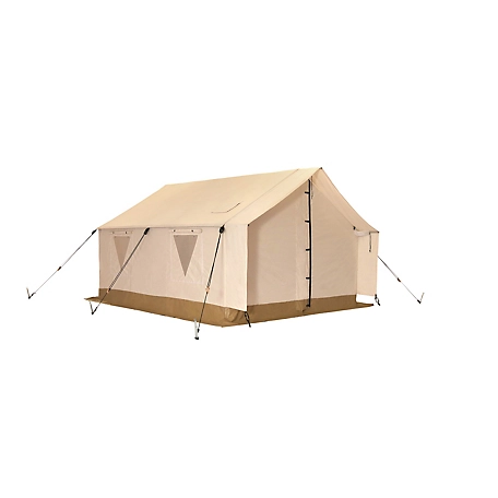 White Duck 10x12 Alpha Wall Tent,(Water Repellent)