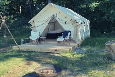 Image showing  10-Person Alpha Wall Fire- and Water-Repellent Tent