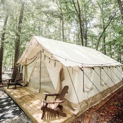 Image showing  16-Person Alpha Wall Fire- and Water-Repellent Tent