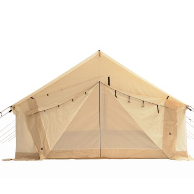 White Duck 16x24 Alpha Wall Tent,(Water Repellent)