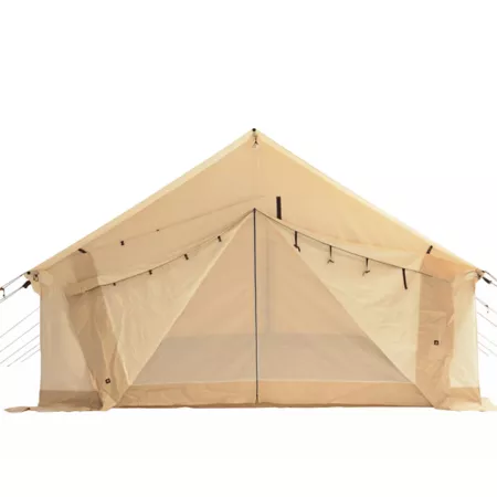 White Duck Alpha Wall 16-Person 4-Season Canvas Tent Water Repellent 16' x 24' Camping Tents