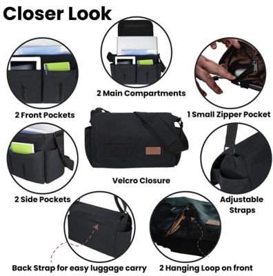 Image showing 5 th White Duck Outdoors Filios Messenger Bag