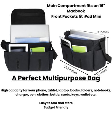 Image showing 6 th White Duck Outdoors Filios Messenger Bag