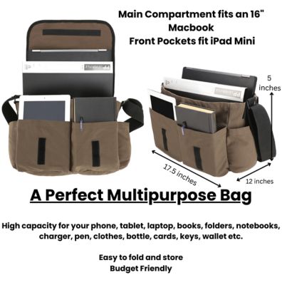 Image showing 6 th White Duck Outdoors Filios Messenger Bag