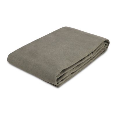 White Duck 18 oz. Canvas Tarpaulin Olive 8x16